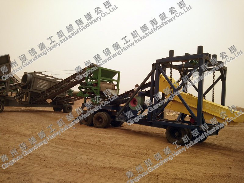 移動(dòng)重選設(shè)備組合現(xiàn)場(chǎng)